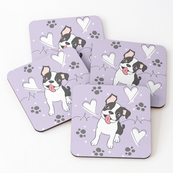 Item preview, LOVE Boston Terrier / Black 4 designed and sold by Lulupainting.