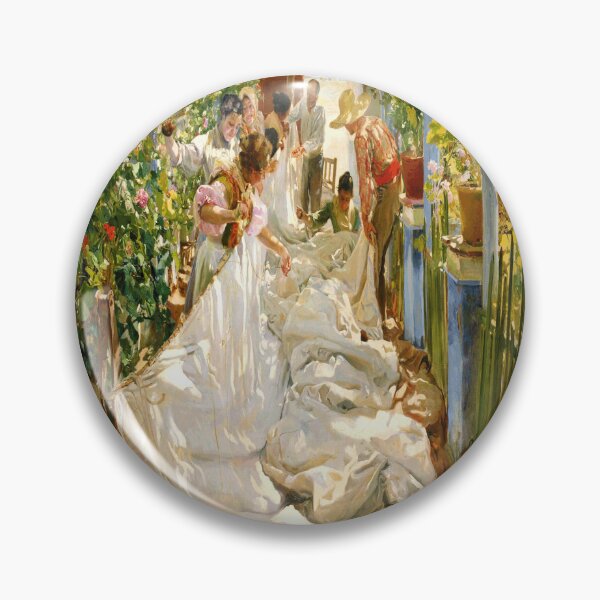 Item preview, Joaquin Sorolla Sewing the Sail 1896 designed and sold by Sky-Art-80s.