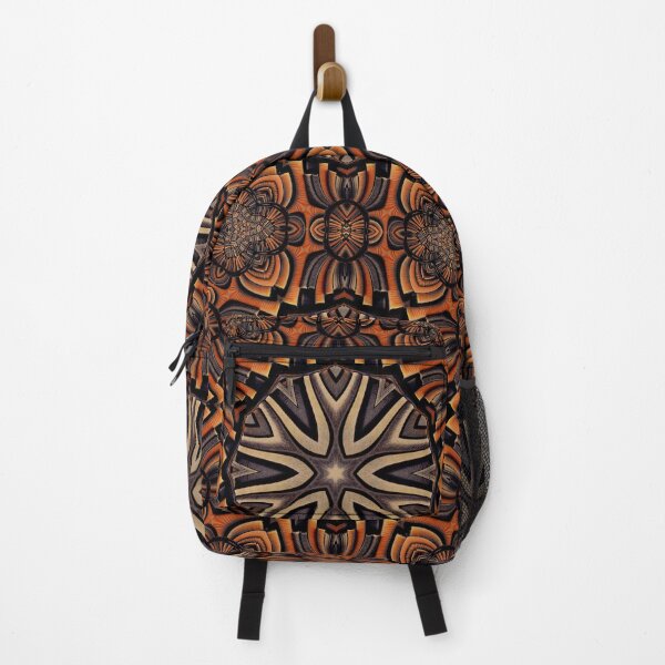 Item preview, Orange and GOLD Leather-bound BOOK KALEIDOSCOPE DESIGN and PATTERN designed and sold by mister-john.