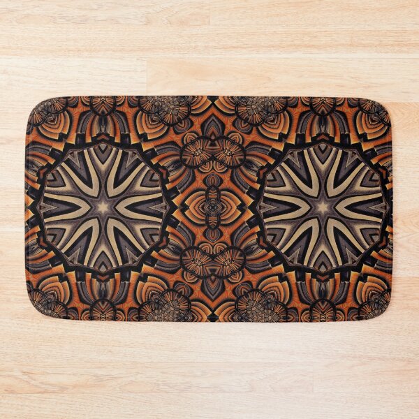 Item preview, Orange and GOLD Leather-bound BOOK KALEIDOSCOPE DESIGN and PATTERN designed and sold by mister-john.