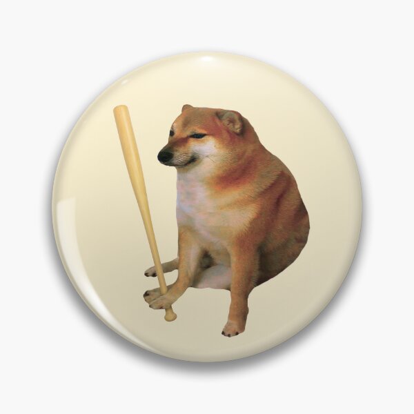 Item preview, Cheems Doge Bat designed and sold by DonatasSab.