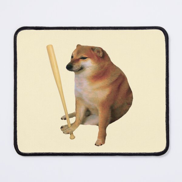 Item preview, Cheems Doge Bat designed and sold by DonatasSab.
