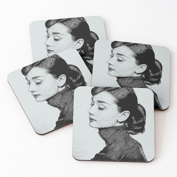 Item preview, Audrey Hepburn in halftone designed and sold by soyabeanslang.