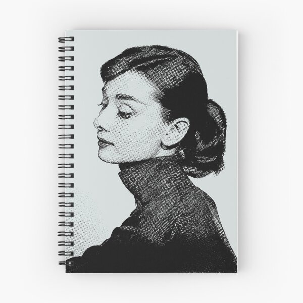Item preview, Audrey Hepburn in halftone designed and sold by soyabeanslang.