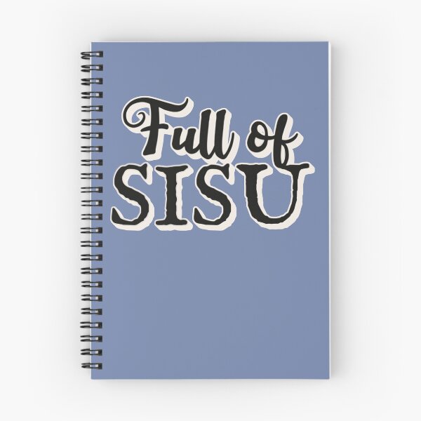 Item preview, Full Of Sisu, Black Text, Finnish Word For Determination, Never Quitting And Going Beyond All Limitations designed and sold by TrulyEpoque.