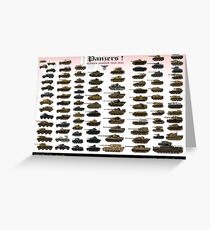 Panzer! Grußkarte