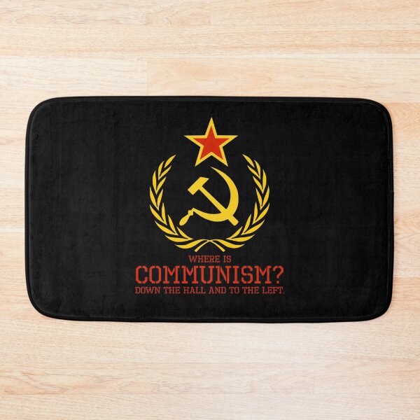 Item preview, Where Is Communism? Down To The Hall And To The Left - Anti Communist & Socialist designed and sold by Styrman.