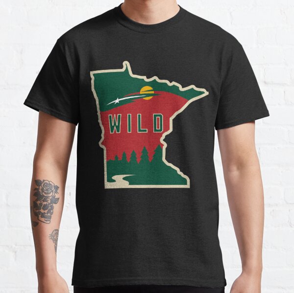 Minnesota Wild Fanatics Branded Gain Ground T-Shirt - Sports Grey - Mens