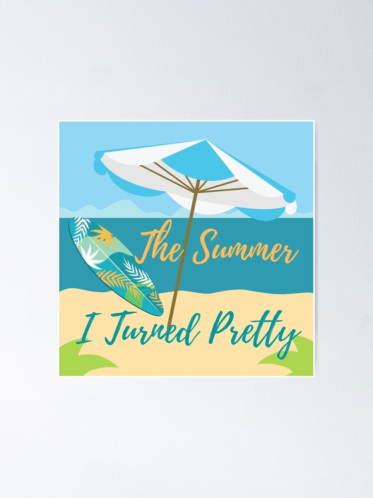 "The Summer I Turned Pretty Beach" Poster for Sale by DesignsByDiya