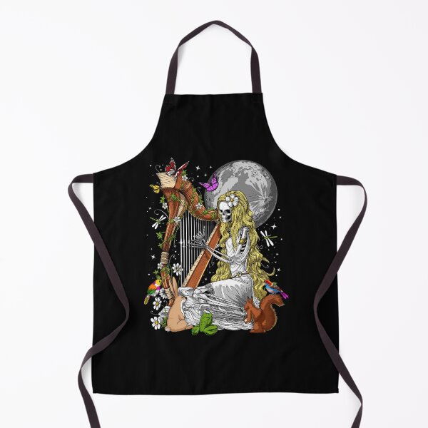 Item preview, Goth Skeleton Playing Harp designed and sold by underheaven.