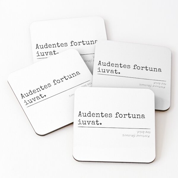 Item preview, Fortune favours (UK) the bold - Latin - T-Shirts, Stickers, Magnets, House - VBK - VisionsByKaren designed and sold by VisionsByKaren.