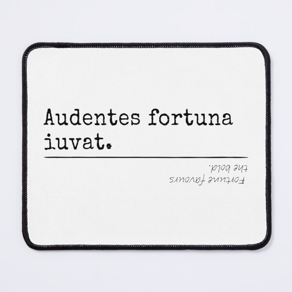 Item preview, Fortune favours (UK) the bold - Latin - T-Shirts, Stickers, Magnets, House - VBK - VisionsByKaren designed and sold by VisionsByKaren.