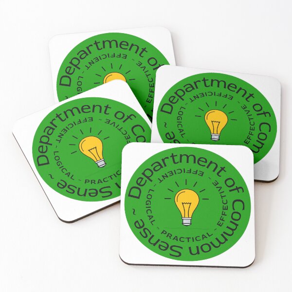 Item preview, Department of Common Sense: Efficient, Effective, Practical, Logical designed and sold by Becky Hunter.