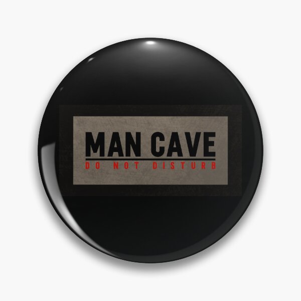 Item preview, MAN CAVE- do not disturb funny dorm room, garage sign designed and sold by Cool Stuff Galore.