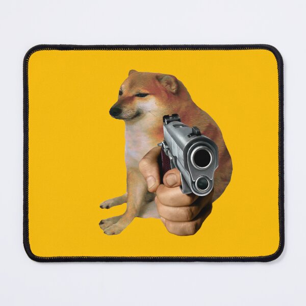 Item preview, Cheems Doge Gun designed and sold by DonatasSab.