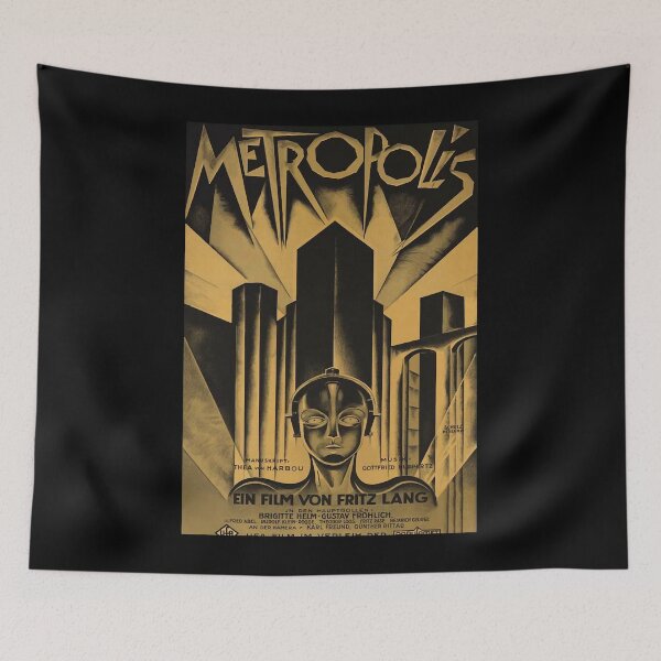 Item preview, Metropolis, Fritz Lang, 1926 - vintage movie poster retro designed and sold by MauriceMull.