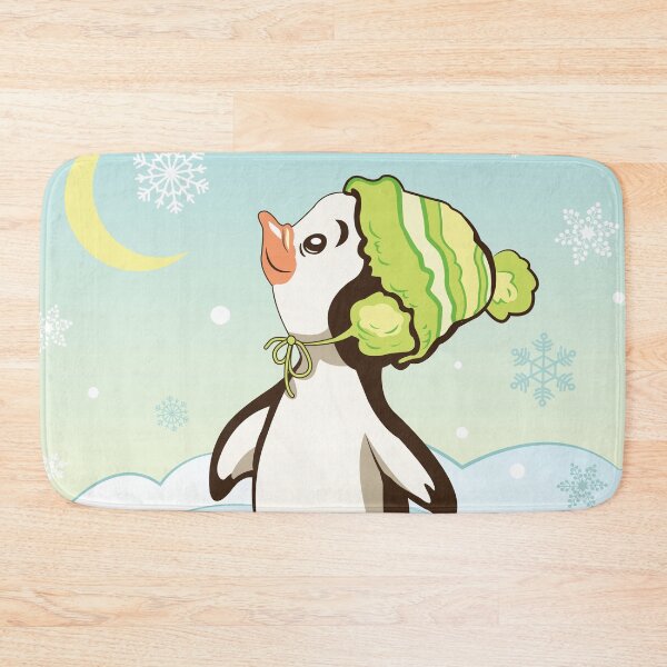 Item preview, Cute little penguin enjoying the snowflakes designed and sold by danikaVT.