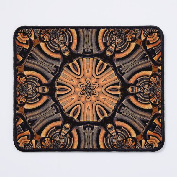 Item preview, GOLDEN BROWN Leather-bound BOOK KALEIDOSCOPE DESIGN and PATTERN designed and sold by mister-john.
