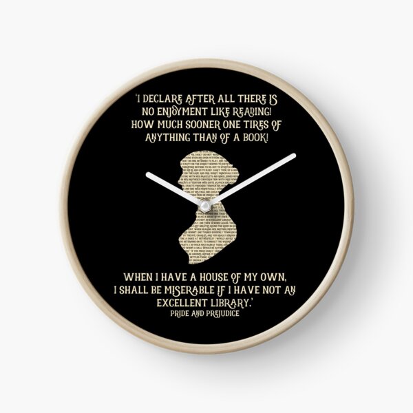 Item preview, Jane Austen Book quote Pride and Prejudice designed and sold by Justin Rowe.