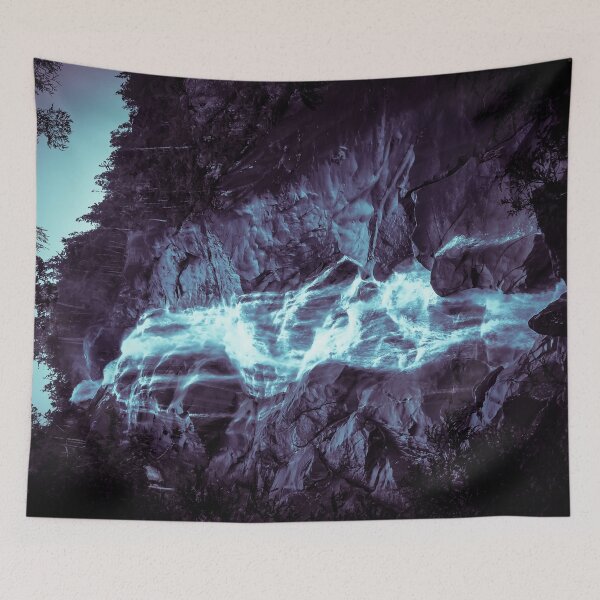 Item preview, West Coast: Shannon Falls in Moody Blue designed and sold by Chancelrie.