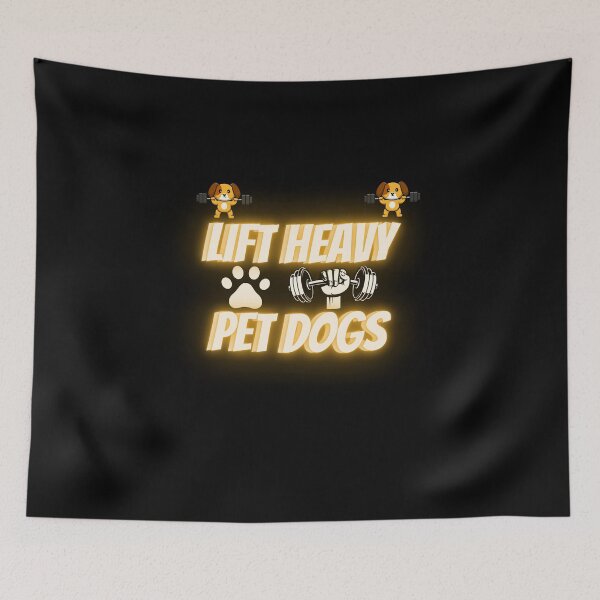 Item preview, Funny Lift heavy pet dogs  designed and sold by beautifulworld9.