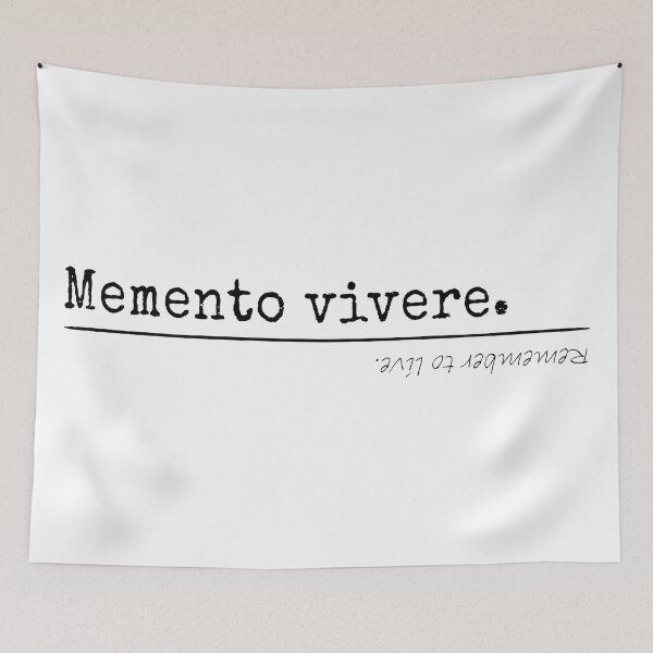 Item preview, Remember to live - Latin - T-Shirts, Stickers, Magnets, House - VBK - VisionsByKaren designed and sold by VisionsByKaren.