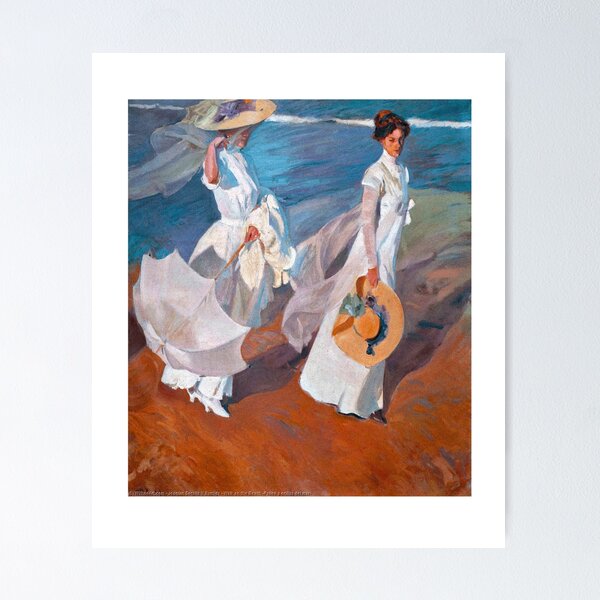Item preview, Joaquin Sorolla Women Walking on the Beach 1909 designed and sold by Sky-Art-80s.