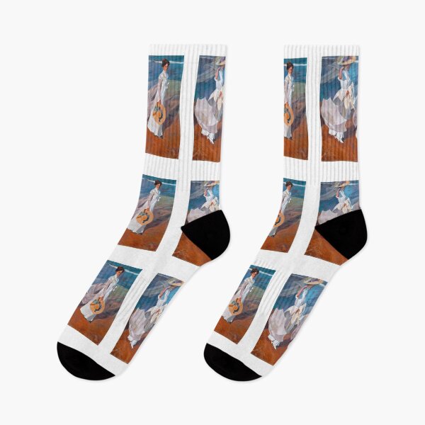 Item preview, Joaquin Sorolla Women Walking on the Beach 1909 designed and sold by Sky-Art-80s.