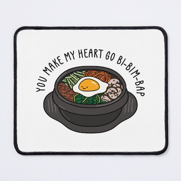 Item preview, You make my heart go bibimbap - Korean Food Lover designed and sold by nohstyle.