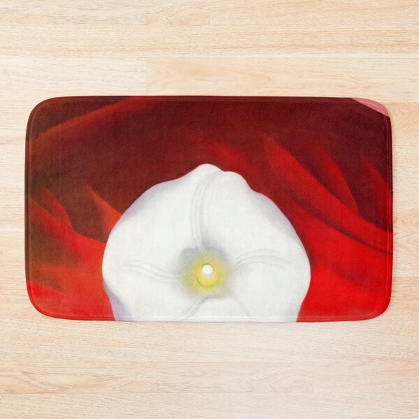 Item preview, Red hills and white flower art by georgia O'keeffe famous draw  designed and sold by Golido.