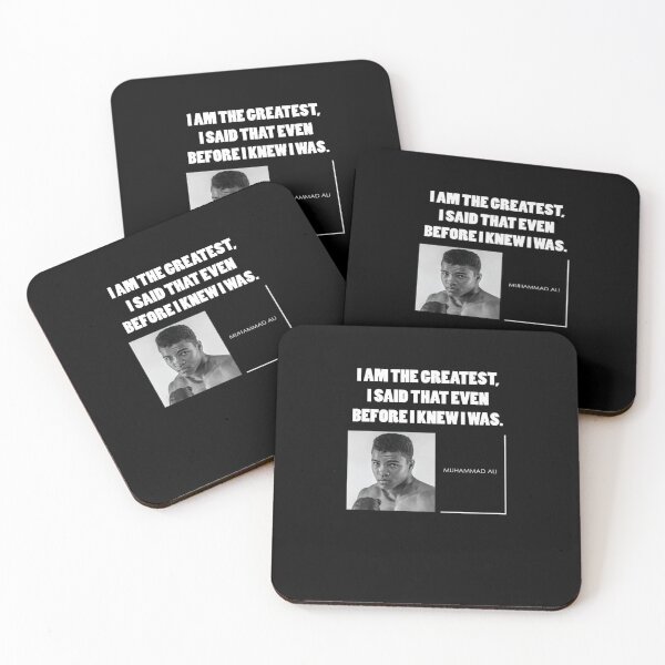 Item preview, Muhammad Ali quote simple black BG E designed and sold by badamozasp.