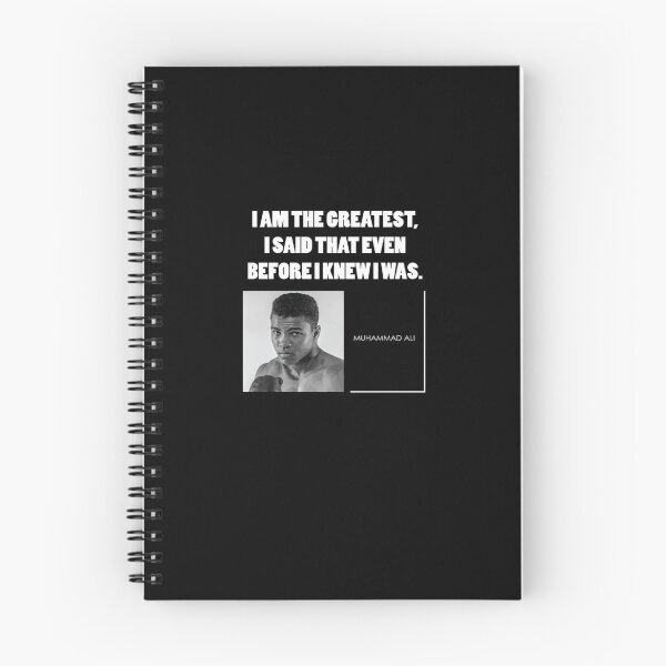 Item preview, Muhammad Ali quote simple black BG E designed and sold by badamozasp.