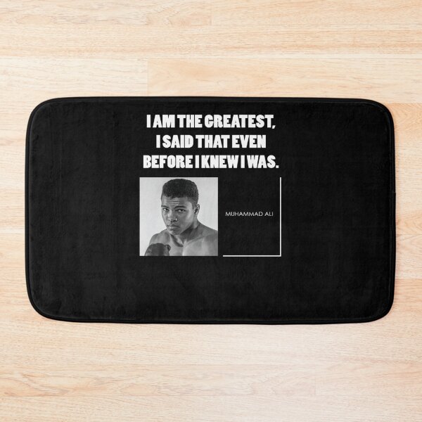 Item preview, Muhammad Ali quote simple black BG E designed and sold by badamozasp.