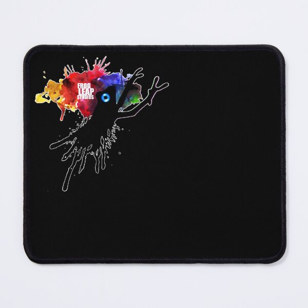 Item preview, FROG LEAP STUDIOS Leo Moracciholi fan art YouTube intro rainbow splatter designed and sold by IMNIUM.