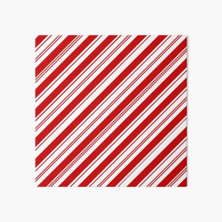 1980s Merry Xmas red white swirls Christmas Candy Cane 