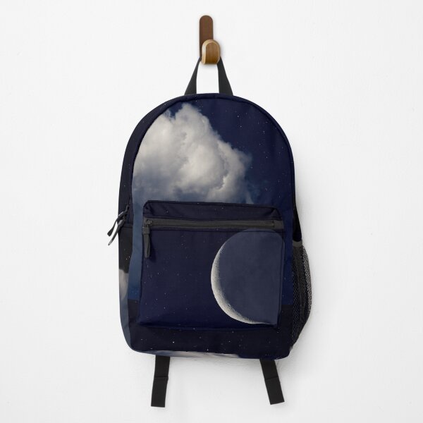 Item preview, Fantasy night landscape with moon and clouds designed and sold by Lukasz Szczepanski.