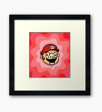 Drunk Super Mario Bros Framed Print