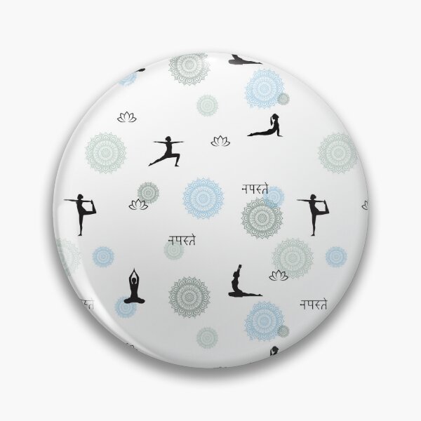 Item preview, Namaste - Yoga Pattern designed and sold by Vera-K-Design.