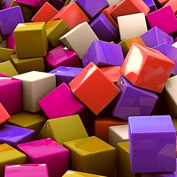 Artwork thumbnail, Colorful cubes by Gagilix