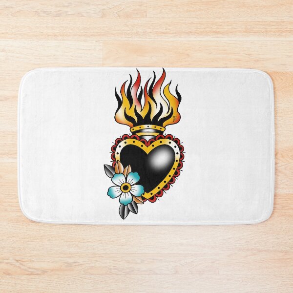 Item preview, Fkj tattoo flash heart designed and sold by franckfkj.