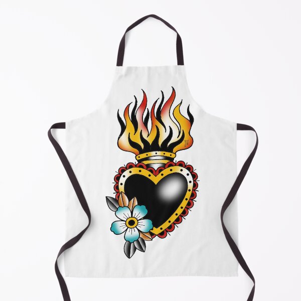 Item preview, Fkj tattoo flash heart designed and sold by franckfkj.
