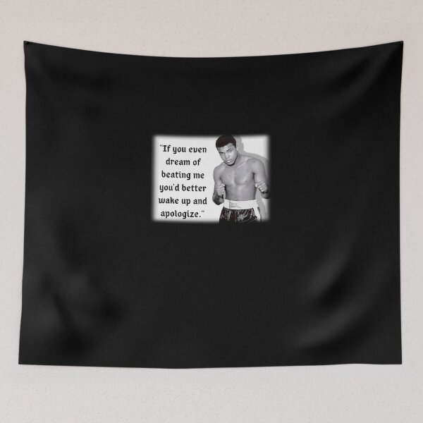 Item preview, Muhammad Ali Wake Up and Apologize Sticker Muhammad Ali Essential T-Shirt E designed and sold by badamozasp.