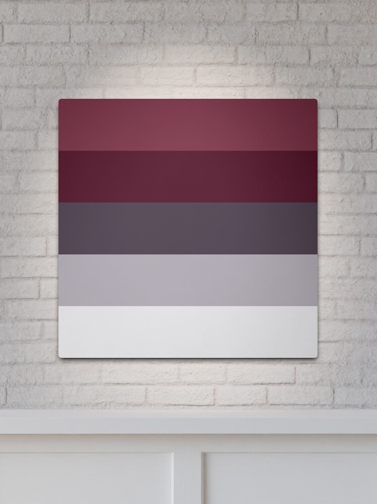 Preppy Trendy Winter Colors Ombre Grey Burgundy red plum stripes