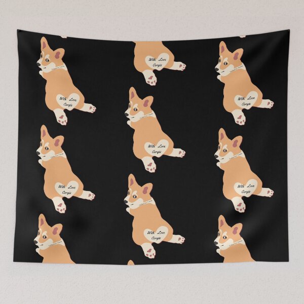 Item preview, Cute dog says With Love Corgis Collection Trends designed and sold by Narcisa22.