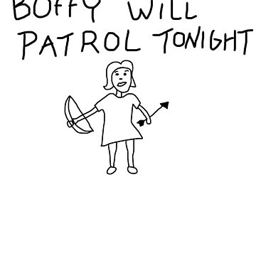 Artwork thumbnail, Buffy Will Patrol Tonight by paton