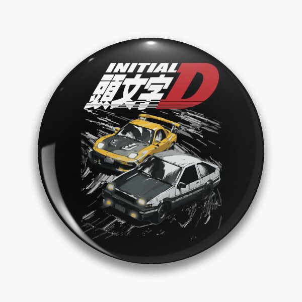 Item preview, Mountain Drift Racing Initial D Tandems AE86 vs FD rx-7 vintage designed and sold by MauriceMull.