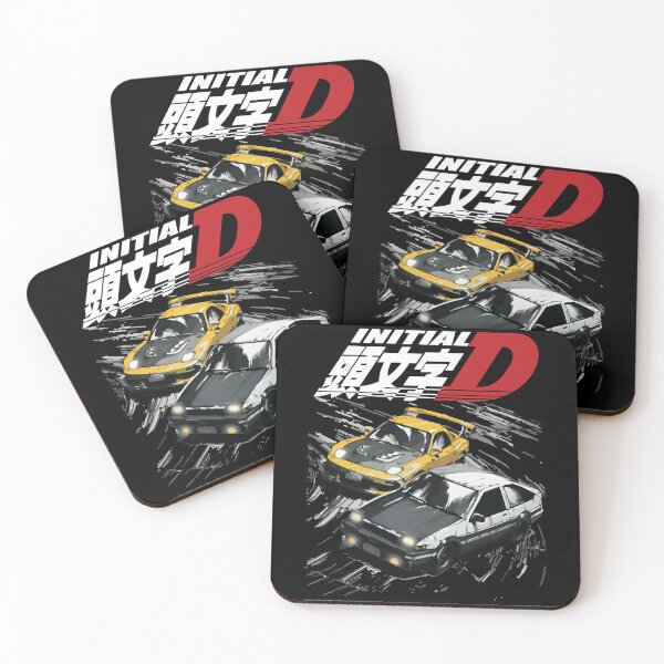 Item preview, Mountain Drift Racing Initial D Tandems AE86 vs FD rx-7 vintage designed and sold by MauriceMull.