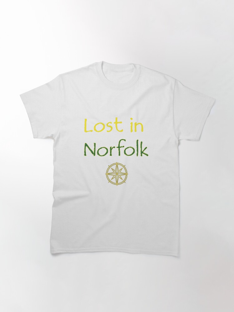Thumbnail 2 of 7, Classic T-Shirt, Lost in Norfolk - The Norfolk Collection designed and sold by MyriadLifePhoto.