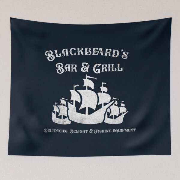 Item preview, BlackBeard_s Bar and Grill          designed and sold by fithabitta.