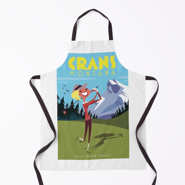 Item preview, Crans Montana Golf poster designed and sold by GAGodel.